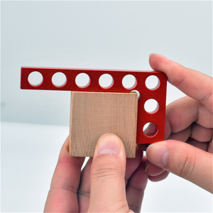 Righello Quadrato in Lega di Alluminio, Calibro Metrico, Goniometro a 90 Gradi, Strumento di Misurazione per Falegnameria - Product Image 3