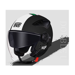 Casco Aperto BYE Elegante in ABS con Doppia Lente, Omologato DOT per Scooter e <span class=keywords><strong>Moto</strong></span> - Product Image 3