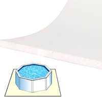 Tapis de piscine en géotextile non tissé JiaMing 300 g/m², sous-couche anti-perforation pour piscine