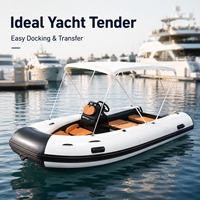 Bateau pneumatique semi-rigide Hypalon PVC 2 à 5 personnes, annexe pour bateau à moteur, yacht, sports nautiques
