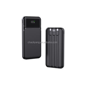 Große Kapazität 10000mah 20000mAh <span class=keywords><strong>Power</strong></span> Banks mit 3 Ladekabeln Tragbar mit LED-Licht Mobiles Netzteil Kraftwerk - Product Image 1