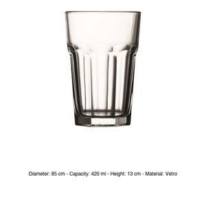 Vaso Pasabahce Casablanca, Templado, Alto, 42 cl, Suministros para Hoteles y Restaurantes, Suministros para Bares, Venta al por Mayor - Product Image 3