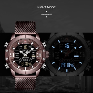 Reloj Naviforce 9153 para Hombre, Doble Pantalla, Cuarzo Digital, Correa Milanesa, Cuarzo Japonés, Montre Naviforce - Product Image 6