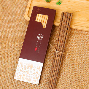 Baguettes en bois pour ailes de poulet, 25 cm, en bois massif, usage domestique, 10 paires par boîte, non peintes, non cirées, antidérapantes, peuvent être utilisées - Product Image 1