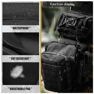 <b>Men</b> Women Waterproof Custom Motor Tactical Waist Bag Attached to the Legs Side <b>Pouch</b> Thigh Bag Harness for Motorcycle - Product Image 6