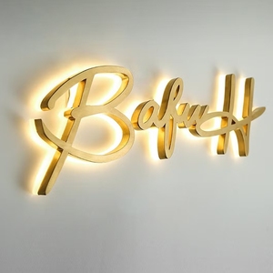 Letreros de Letras Acrílicas Iluminadas con LED 3D Personalizados, Letrero Luminoso con Logotipo Retroiluminado, Letrero de Letras con Luz de Neón para Autos de Empresa, <span class=keywords><strong>Taxi</strong></span>, Estacionamiento - Product Image 2