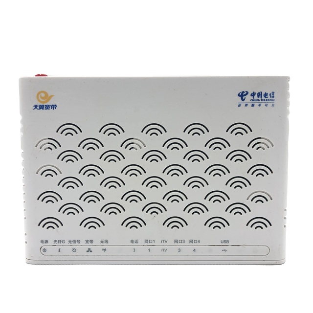 Low Price ZTE F460 V5.0 EPON ONU with 4LAN+2VOICE POTS+WIFI+USB English Firmware and SIP EPON ONU