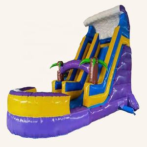 Высококачественная летняя большая надувная водная горка для детей, для игр на открытом воздухе и в помещении с бассейном, заводская цена - Product Image 2