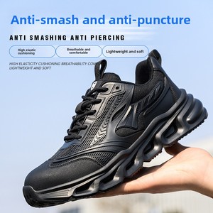 Zapatos de Seguridad Ruifan Nuevos, Cómodos, con Amortiguación Ligera, Suelas Resistentes al Desgaste, Mayor Agarre, Anti-Impactos y Anti-Pinchazos - Product Image 2
