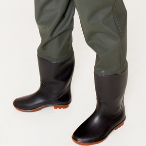 <span class=keywords><strong>Cuissardes</strong></span> de pêche au-dessus du genou avec logo OEM avec bottes en PVC engins de pêche d'été imperméables adultes unisexe anti-glissant doublure de bottes en PVC - Product Image 2