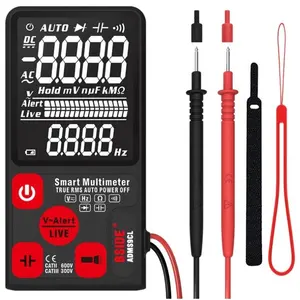 BSIDE ADMS9CL True RMS Auto Power Off 3.5" LCD Digital Multimeter 9999 Counts CAT II 600V With Backlight