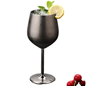 Verre noir en acier inoxydable de qualité supérieure pour articles de bar, ustensiles de cuisine, décoration et accessoires de bar, prix de gros - Product Image 3