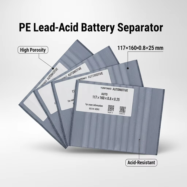 117*160*0.8*0.25mm Car Battery Separator, Perfect Fit for Compact Vehicle Battery