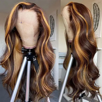 Perruque Body Wave avec closure 5x5 en cheveux humains, dentelle HD, sans colle, pré-épilée, baby hair, ligne de cheveux naturelle pour femmes noires, aspect soyeux réaliste