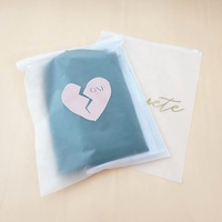 Sacs en plastique personnalisés avec logo, transparents, givrés, avec fermeture éclair, pochettes à bijoux, sacs anti-poussière, petits sacs d'emballage pour bijoux, pochettes à bijoux