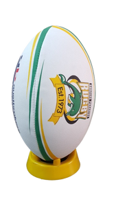 Balón de Rugby duradero para todo tipo de clima, talla 5, diseño con súper agarre cosido a mano, caucho PU, versátil y de larga duración - Product Image 5