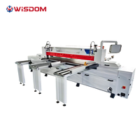 WISDOM Machine de découpe de panneaux de bois Scie à faisceau automatique pour ordinateur Scie à panneaux CNC