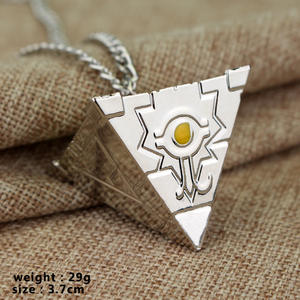 8 Design <span class=keywords><strong>Yu</strong></span> <span class=keywords><strong>Gi</strong></span> <span class=keywords><strong>Oh</strong></span> Anime Millennium Wheel Wisdom Pyramid Egyptian Eye Of Horus Collier Métal Alliage Porte-clés 3D Pendentif Collier - Product Image 4
