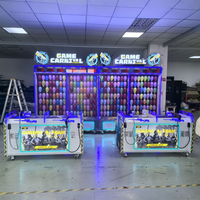 Machine d'arcade de tir à double joueur avec système de récompense, simulateur à monnayeur, comptage automatique, tir de ballons au laser infrarouge