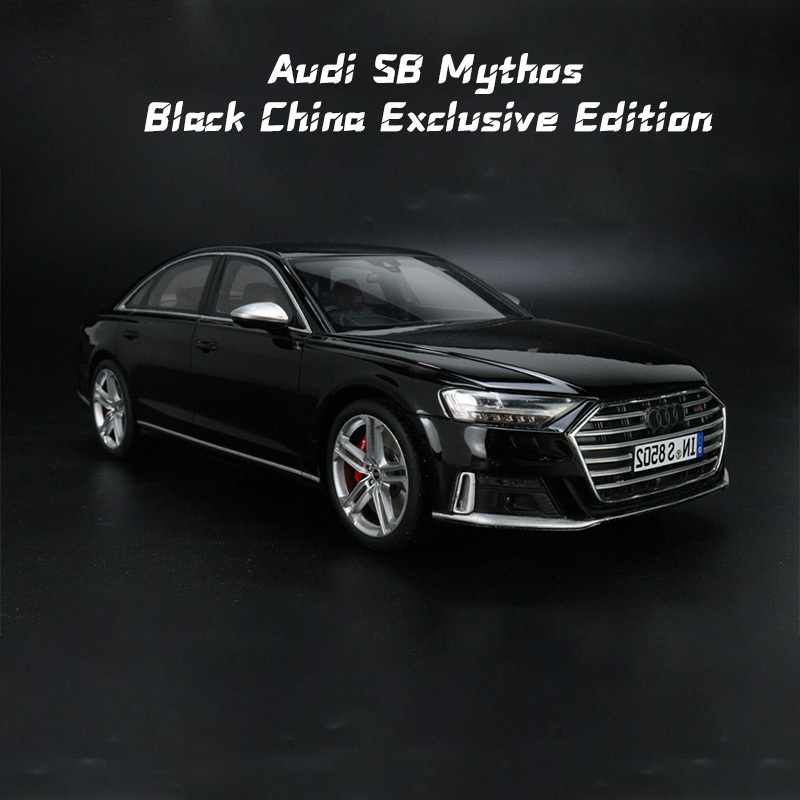 GT Spirit 1:18 S8 China Exclusive Diecast Model Car - Black Resin