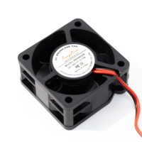 Ventilateur axial miniature DC 4020 40x40x20mm, 5V 12V 24V, avec roulement à billes, pour alimentation électrique et ordinateur