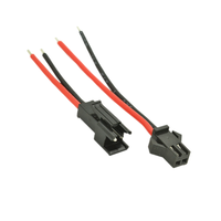 Connecteurs JST SM 2-5 broches mâle/femelle, pas de 2,5 mm, câble de raccordement pour applications électroniques (longueur personnalisable)