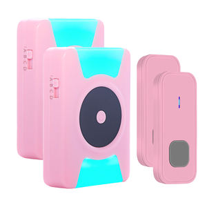 Daytech กระดิ่งประตูไฟพราวไร้สาย CC21,สำหรับผู้สูงอายุ/คนหูหนวกบกพร่องในการได้ยินเสียงแฟลชสั่นออดแบตเตอรี่ - Product Image 1