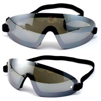 Nouveau design double ANSI Z87.1 lunettes de sécurité sportive légère bande élastique une pièce lunettes à lentille certifiée EN166 en plastique