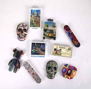 สติ๊กเกอร์ติดตู้เย็นลายการ์ตูนแนวพังก์เท่ๆ 3 มิติ ผลิตโดย Oen Anime Design วัสดุ ABS แข็ง<span class=keywords><strong>แรง</strong></span> ทนทาน เหมาะสำหรับตกแต่งห้อง - Product Image 6