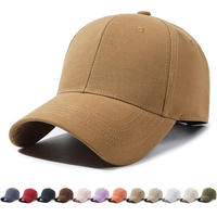 Gorra de Béisbol 100% Algodón, Gorra Estructurada con Visera Curva, Gorra Lisa Disponible en Varios Colores para Logotipo Personalizado, Gorra para el Sol