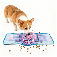 Tapis de Sniffing Personnalisé pour l'Entraînement Olfactif des Chiens et l'Élimination de l'Anxiété, Tapis de Cachage de Friandises Multi-Zones, OEM, Faible MOQ