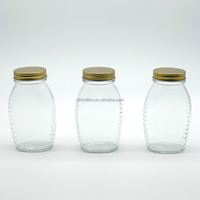 Frascos de Vidrio Queenline de 330 ml y 660 ml para Miel Cruda, Mermelada de Mango, Salsa de Mostaza Japonesa, Decoraciones Navideñas, Comida para Bebés