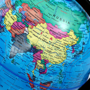 Equipo de enseñanza de Geografía de 10,6 cm, globo terráqueo, mapa de la Tierra mundial giratorio con soporte de PP y producto de Pedestal Tellurion - Product Image 2