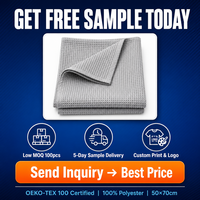 Serviette de cuisine en microfibre, sublimation, ODM, marque privée