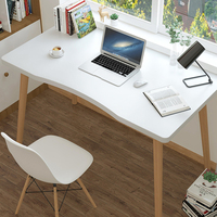 Marco de acero para oficina en casa, mesa de madera para estudio de escritura, ordenador, escritorio para sala de estar