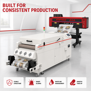 Imprimante DTF Qingyi KTM-A89-4 Nouvelle Imprimante DTF <span class=keywords><strong>A2</strong></span> I3200 60cm Grand Format Machine d'impression par transfert direct sur film 4 têtes - Product Image 4