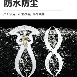 Jauge d'épaisseur à 3 chiffres en acier inoxydable, pied à coulisse à vernier, jauge de queue d'aronde en bois, pour diamètre intérieur et extérieur, avec fonction de conversion - Product Image 2