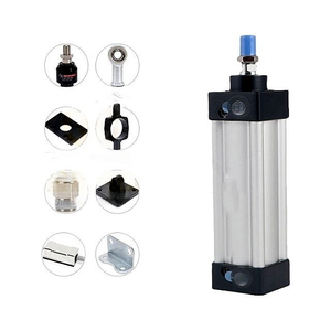 Cilindro Neumático Pequeño <span class=keywords><strong>de</strong></span> Doble Acción, Piezas <span class=keywords><strong>de</strong></span> Cilindro <span class=keywords><strong>de</strong></span> Aluminio, Cabezales <span class=keywords><strong>de</strong></span> Cilindro <span class=keywords><strong>de</strong></span> Pistón <span class=keywords><strong>de</strong></span> Aire <span class=keywords><strong>de</strong></span> Doble Acción, Bloque Neumático - Product Image 2