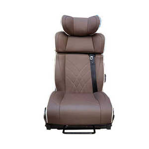 Siège passager en cuir <span class=keywords><strong>pivotant</strong></span> et relevable pour voiture, MPV, VR, fourgonnette, <span class=keywords><strong>camping</strong></span>-<span class=keywords><strong>car</strong></span>, minibus, caravane, motorhome - Product Image 2