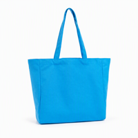 Bolsa de Lona Resistente con Base Reforzada y Refuerzos Laterales, Bolsa de Compras de Lona de Algodón Expandible para Uso Diario