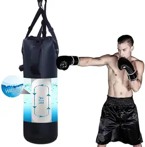 2022 Hot New style Power fitness Boxing Punching Heavy Bag (Soft Filled) Black 20L capacity