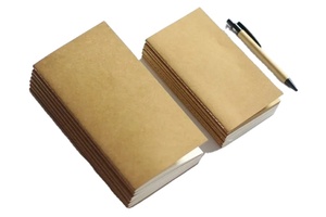 Cuaderno promocional con cubierta Kraft en blanco/cuadrícula/forrado planificador de tapa blanda papel de escritura para estudiantes y suministros escolares de oficina - Product Image 6
