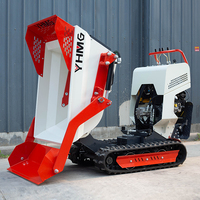 Mini-Chargeur Cinglé YH-FD500 à Moteur Diesel Puissant pour Jardin, Basculant et Relevable, Motocarriola