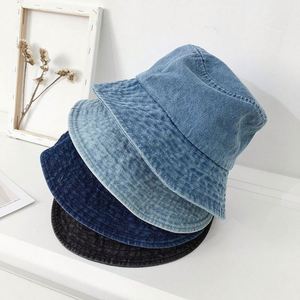 Chapeau Bob Unisexe Classique en Coton Denim 100% en Gros, Disponible en Stock, Personnalisable - Product Image 1