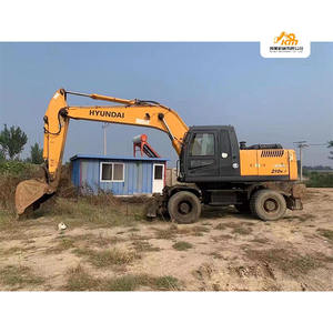 EXCAVATRICE d'origine Corée Hyundai 210w Excavatrice sur pneus 21Ton R210w-9 R210w-7 Excavatrices d'occasion - Product Image 1