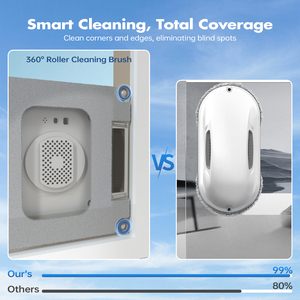 Smart Ultrasonic Water Spray Window Cleaning Robot 7000Pa Strong Suction Remote Control for Household Use - Product Image 2