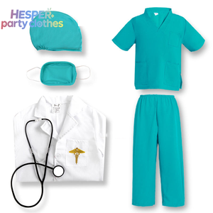 Uniformes Quirúrgicos para Niños HESPER al por Mayor, Disfraz Profesional de Médico de Poliéster Ecológico para Halloween, Día de las Profesiones - Product Image 2