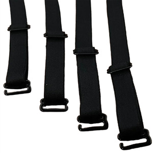 Adjustable Shoulder Straps Spandex Polyester Elastic <b>Webbing</b> For Garment Use Solid Color - Product Image 5