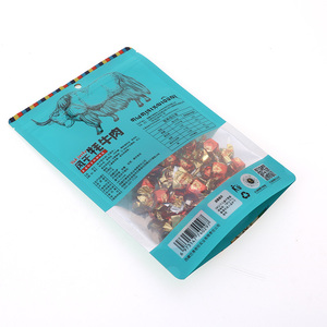 Mylar Zipper Bag High Quality Dessert Food Plastic Zipper Pouch Bag Custom Stand Up Pouch Bag