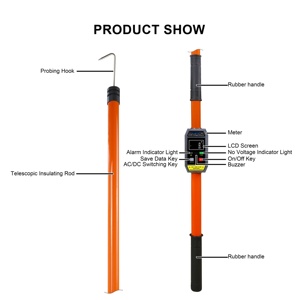 ETCR1810 อุปกรณ์เตือนการวัดแรงดันไฟฟ้าแบบไม่สัมผัสเฟสเดียว 5V~1500V ระดับ IP65 (1.5%+5) ความแม่นยำสำหรับ - Product Image 4